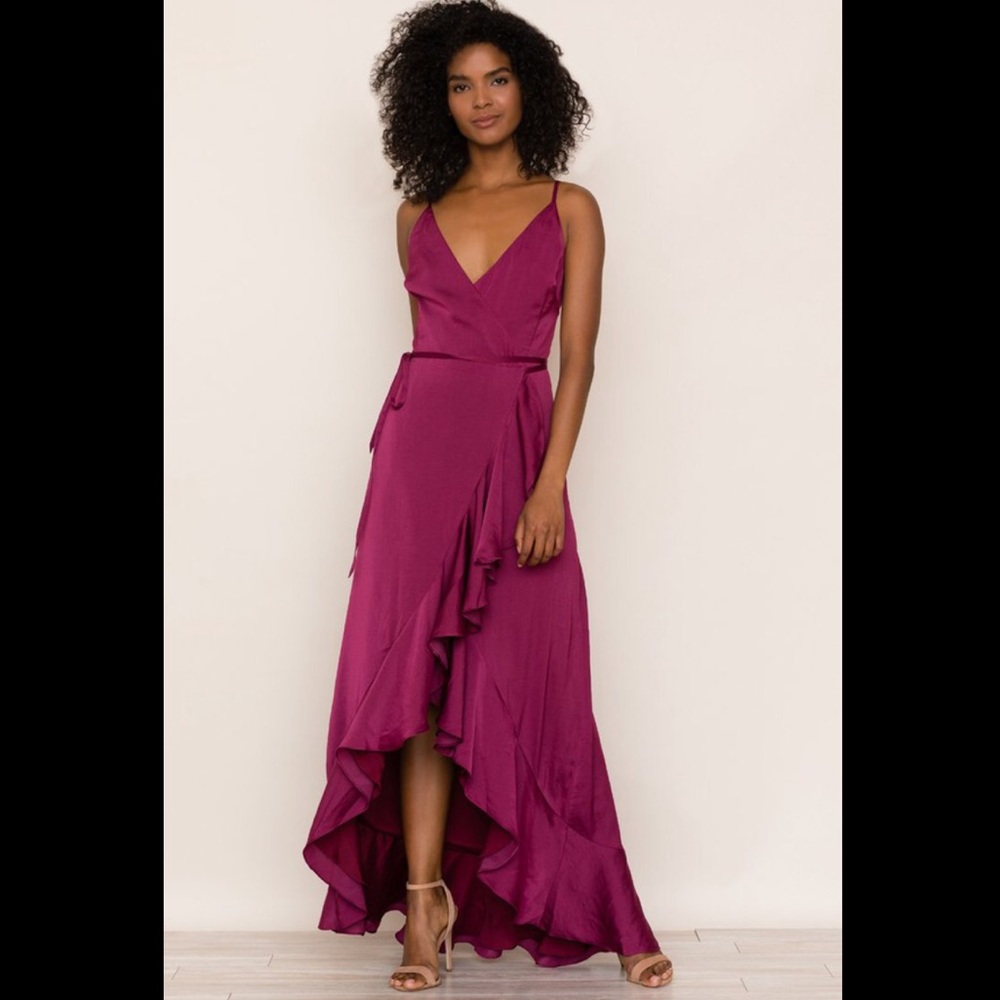Yumi Kim Cross Roads Maxi Burgundy Medium